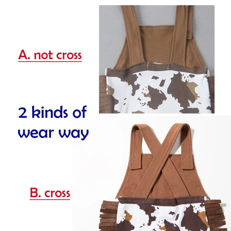 Baby Cowboy Costume Romper for Boys Halloween Dress Up