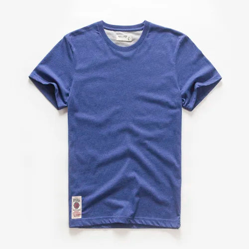 Men's T-Shirts Cotton Short Sleeve Casual O-Neck