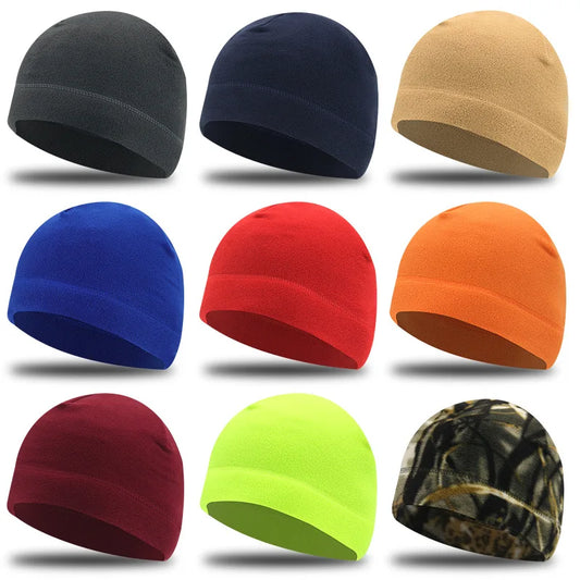 Winter Beanie Hat Fleece Warm Knit Cap for Men and Women