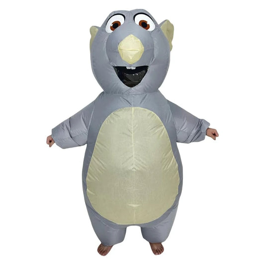 Inflatable Mouse Costume for Adults, Funny Halloween Jumpsuit