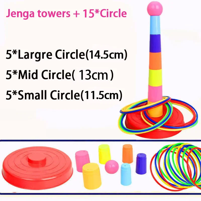 Ring Toss Game and Stacking Toy for Kids