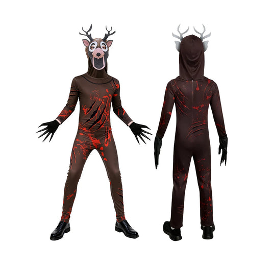 Deer Costume Unisex Animal Cosplay Outfit for Halloween