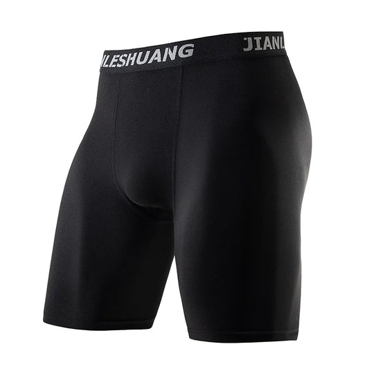 Men's Long Boxer Briefs for Sports, Running & Training