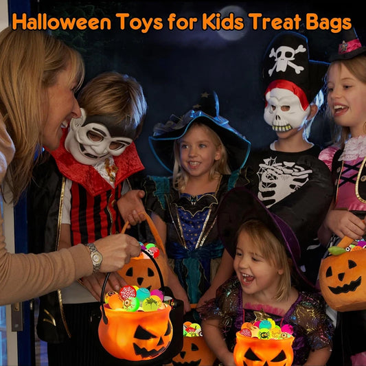 Halloween Bouncing Balls Glow in the Dark Party Favors 10/100 Pack
