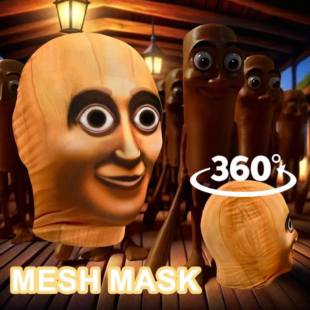 Full Face Cosplay Mask – 3D Printed Halloween Balaclava