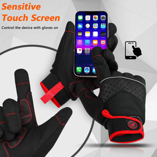 Work Gloves Touchscreen Anti-Slip Utility Gloves for Men
