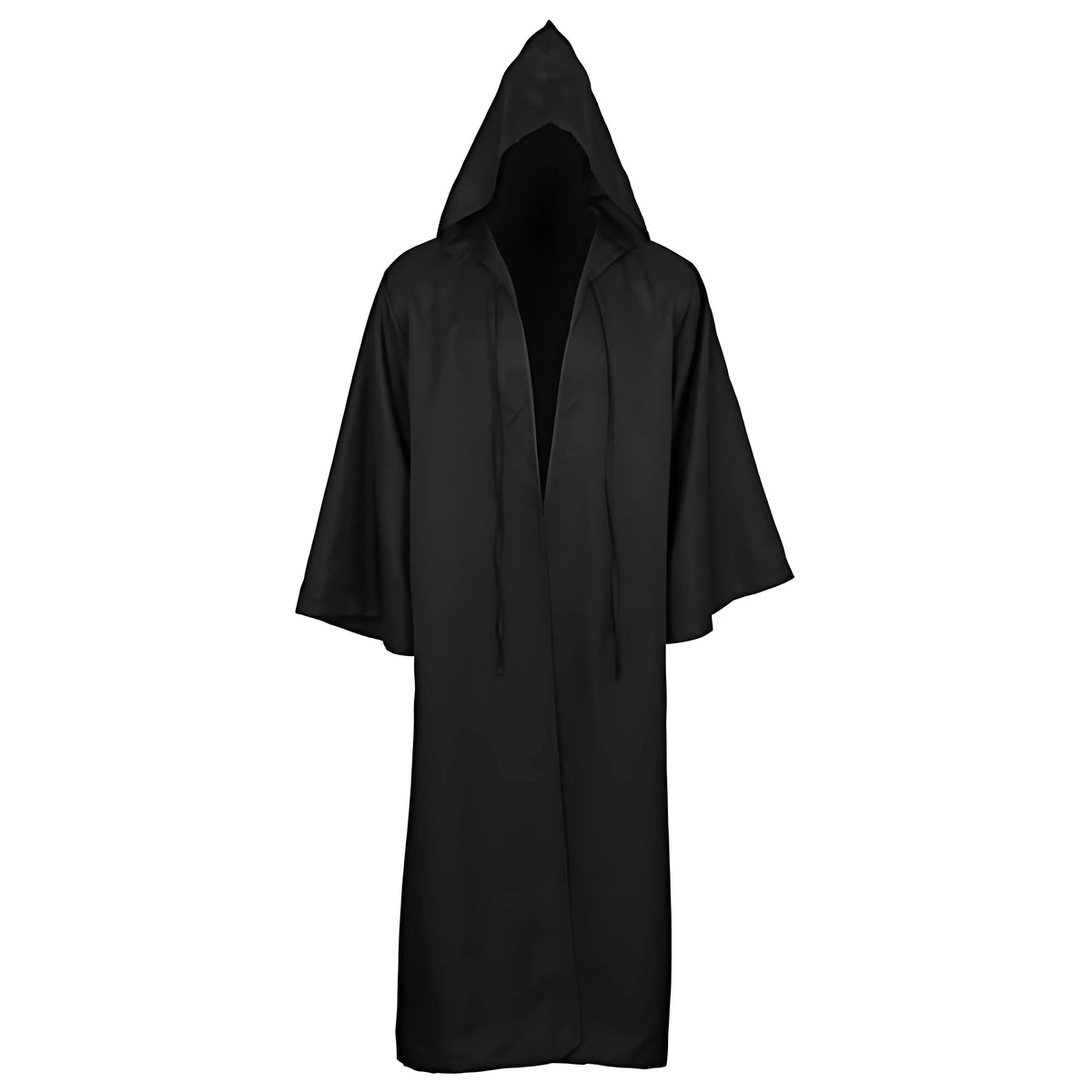 Halloween Witch Cloak Hooded Black Cape for Cosplay & Parties