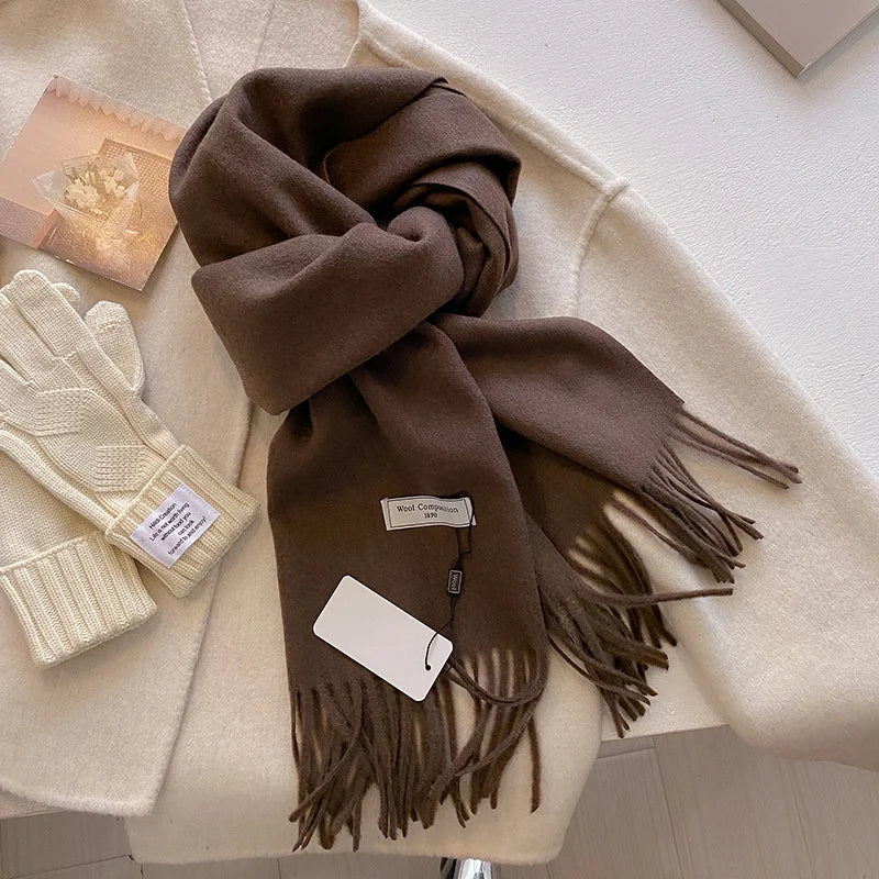 Women’s Winter Scarf – Warm Wool Blend Wrap for Cold Weather