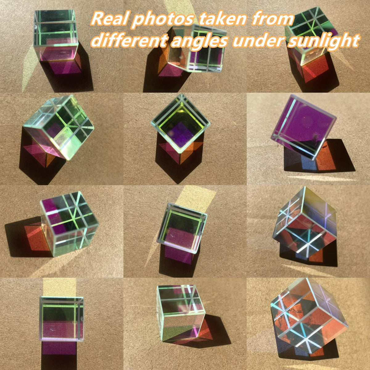 20mm Optical Prism Cube for Photography and Light Effects