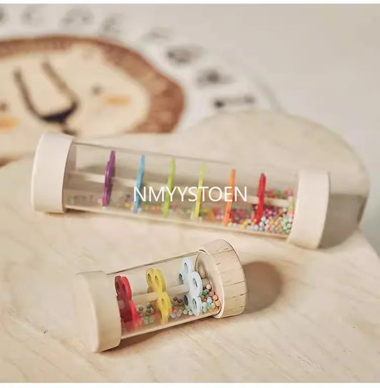 Wooden Rainmaker Toy for Kids – Rain Sound Musical Activity