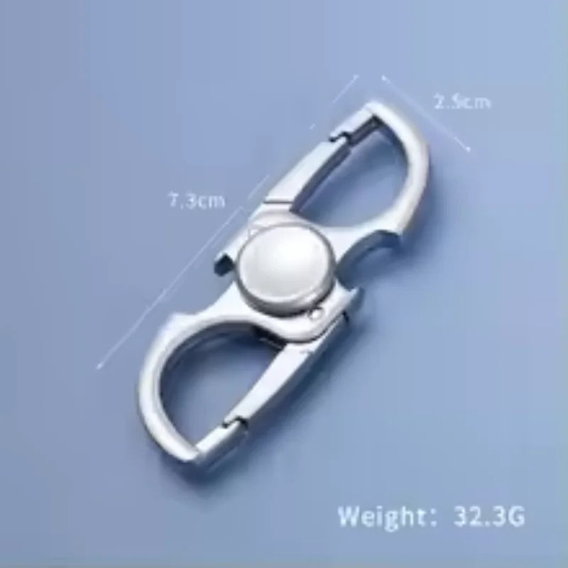 Fidget Spinner Metal Fingertip Toy with Keychain and Bottle Opener