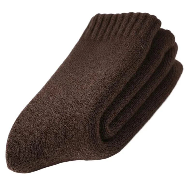 Men's Winter Socks Thick Warm Wool Blend Cold Weather Socks
