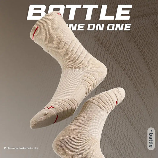 Basketball Socks Thick Cushioned Cotton Sports Socks for Men
