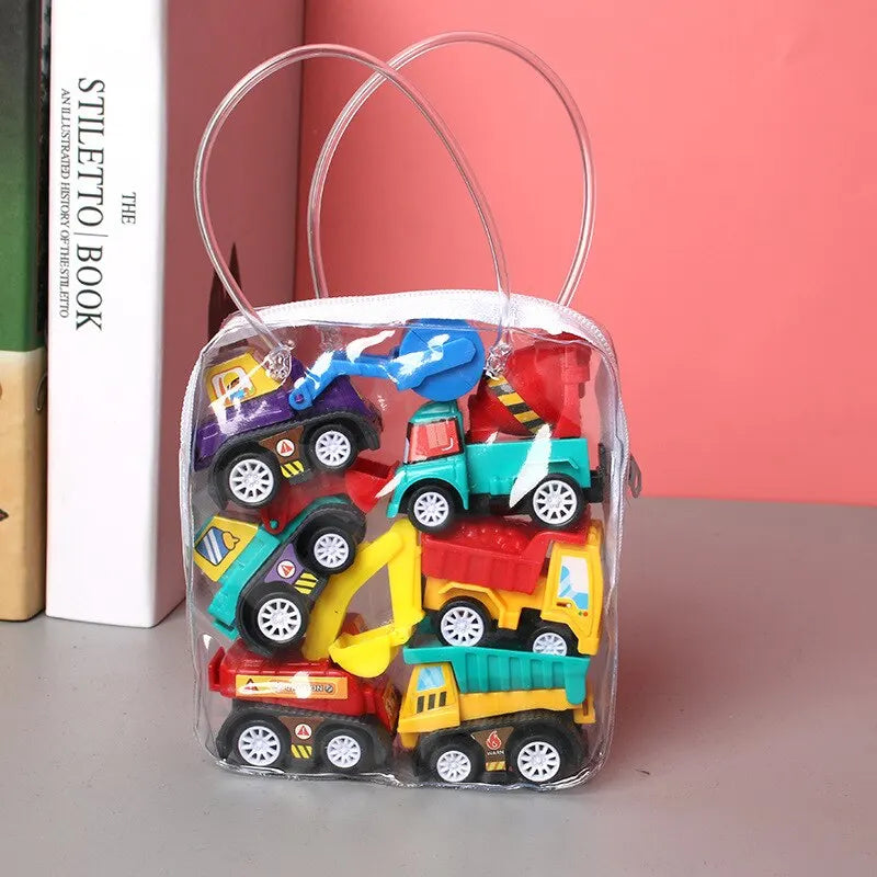 Mini Pull Back Cars – Construction Vehicle Set for Kids
