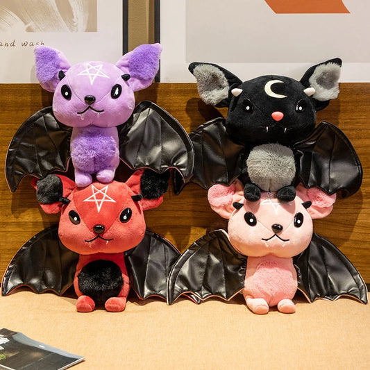 Bat Plush Toy 22cm Soft Stuffed Animal for Halloween Decor
