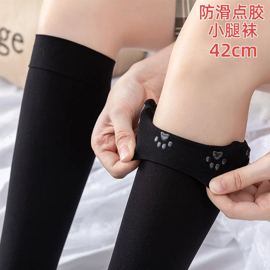 Thigh High Stockings for Women, Velvet Over The Knee Socks