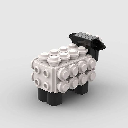 Animal Building Blocks Set, 52-Piece Sheep Building Toy for Kids