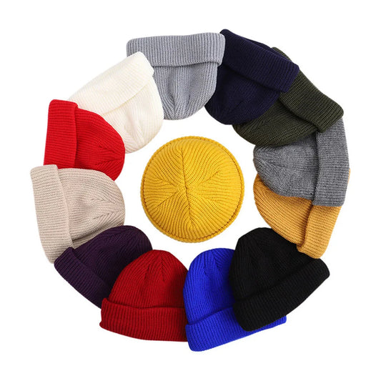 Winter Beanie Knit Hat Warm Unisex Casual Outdoor Cap