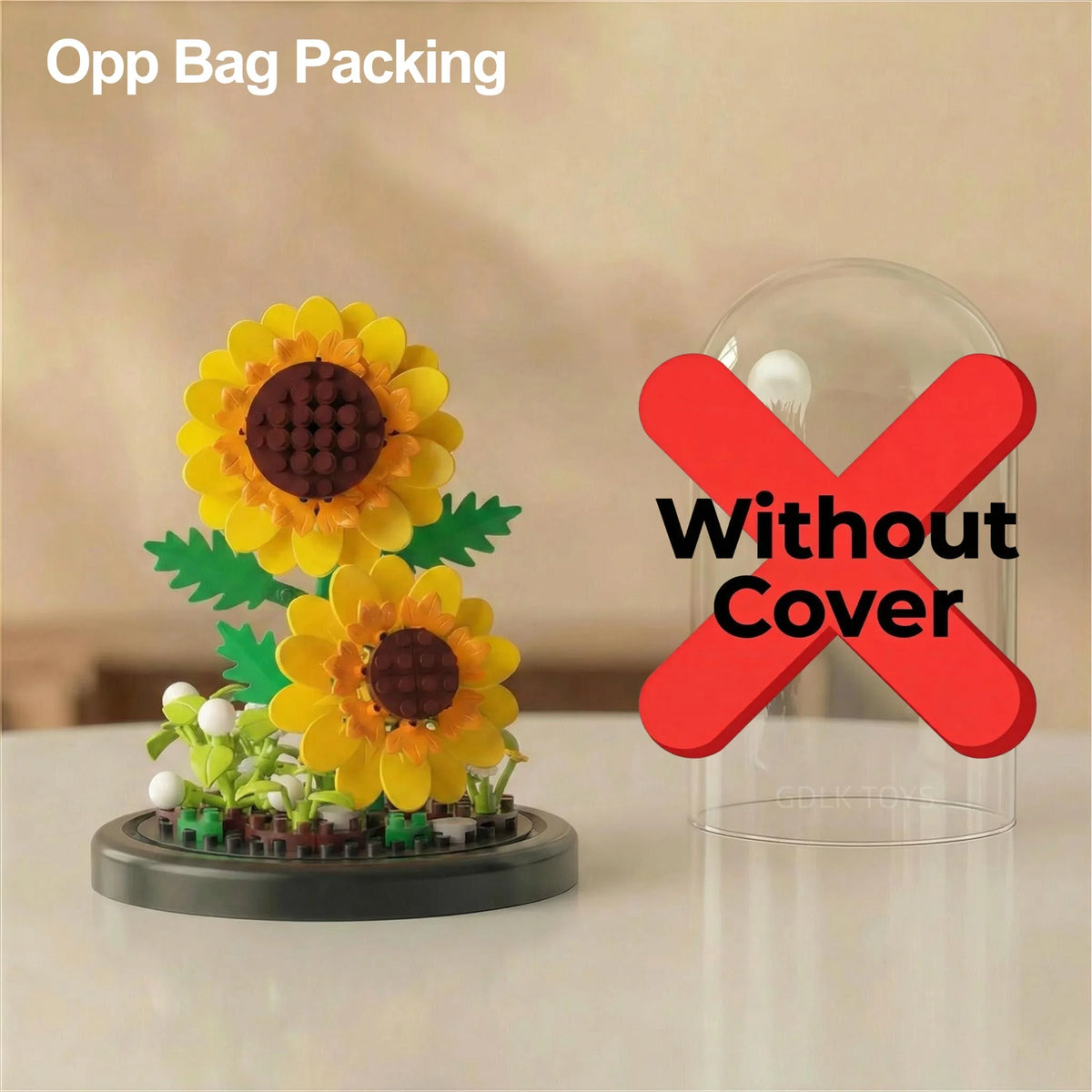 Flower Bouquet Building Blocks DIY Plant Model for Home Decor