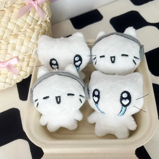 Plush Cat Keychain Cute Cartoon Bag Charm Backpack Pendant