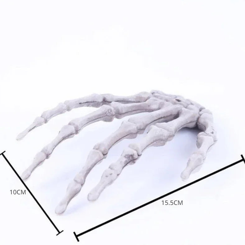Skeleton Hand Decoration Pair Plastic Halloween Bone Props