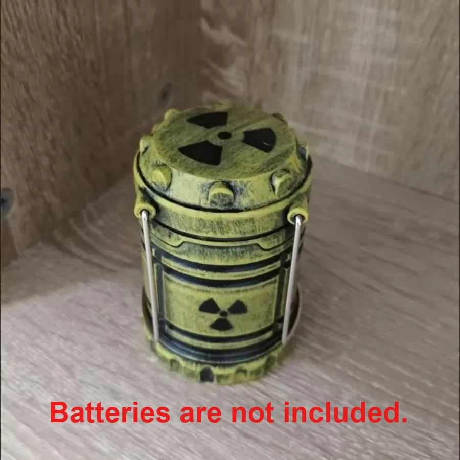 Nuclear Reactor Lamp, Mini Sci-Fi Camping and Halloween Light