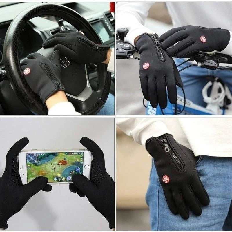 Winter Gloves for Men, Waterproof Touchscreen Windproof Gloves