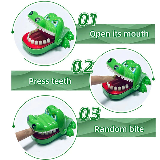 Crocodile Teeth Game Interactive Biting Toy for Family Play
