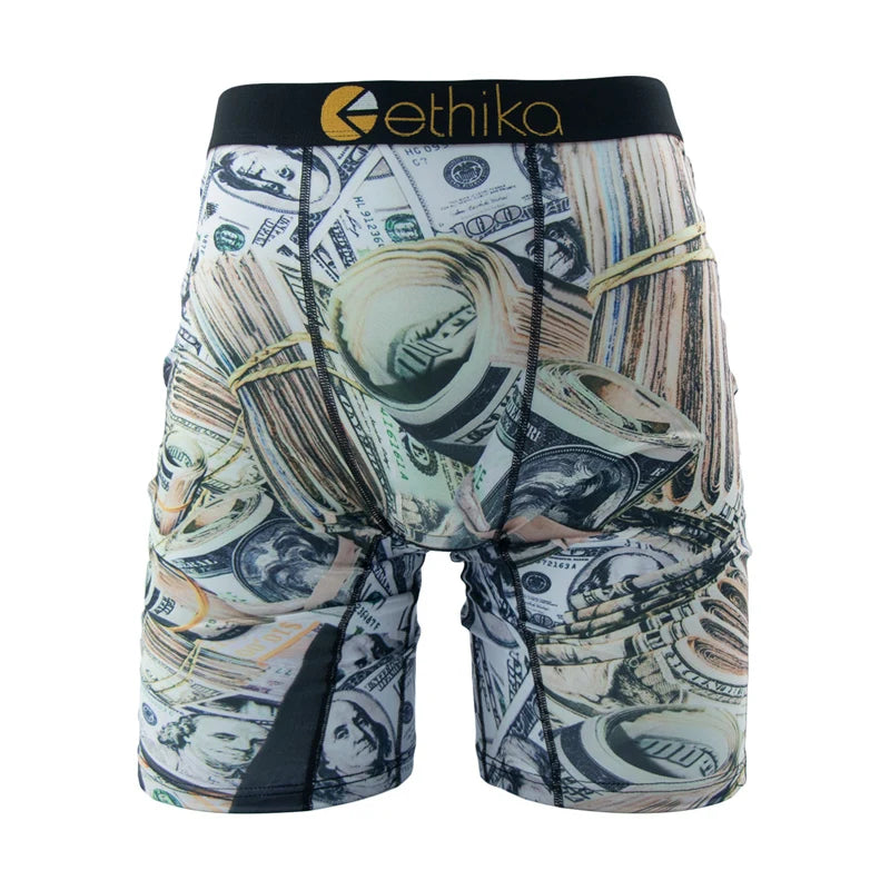 Men's Boxer Shorts Breathable Mesh Underwear S-3XL