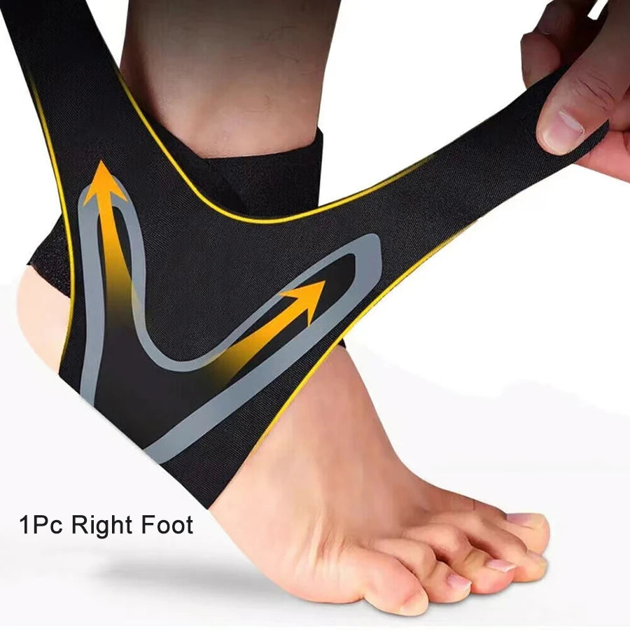 Ankle Brace Support, Adjustable Compression Sleeve for Sports