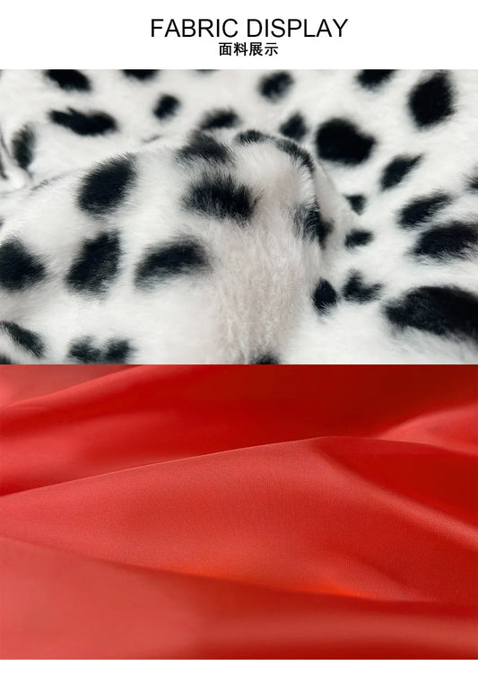 Women’s Halloween Costume Accessories Faux Fur Scarf & Gloves