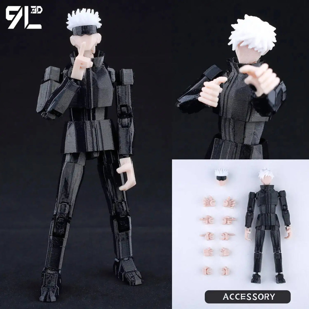 Poseable Action Figure 14cm 3D Printed Collectible Model