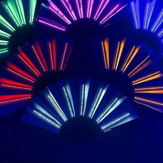 Folding Hand Fan, Portable Silk Fan for Parties and Festivals