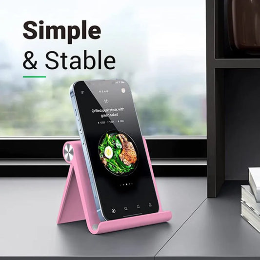 Foldable Phone Stand, Adjustable Desktop Phone Holder