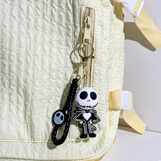 Halloween Keychain Silicone Cartoon Pendant for Backpack and Keys