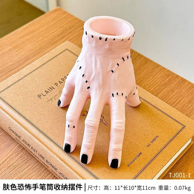 Halloween Hand Pen Holder, Horror Palm Desk Decoration