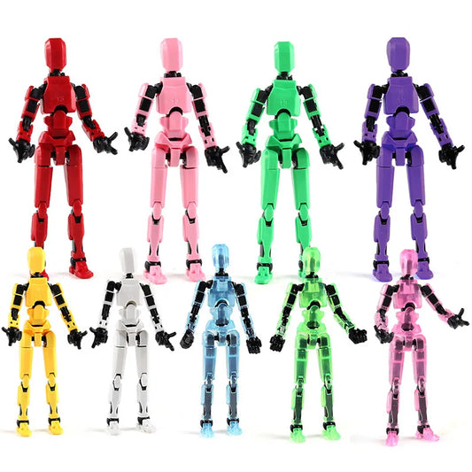 Articulated Action Figure, 14cm Movable Jointed Robot Toy