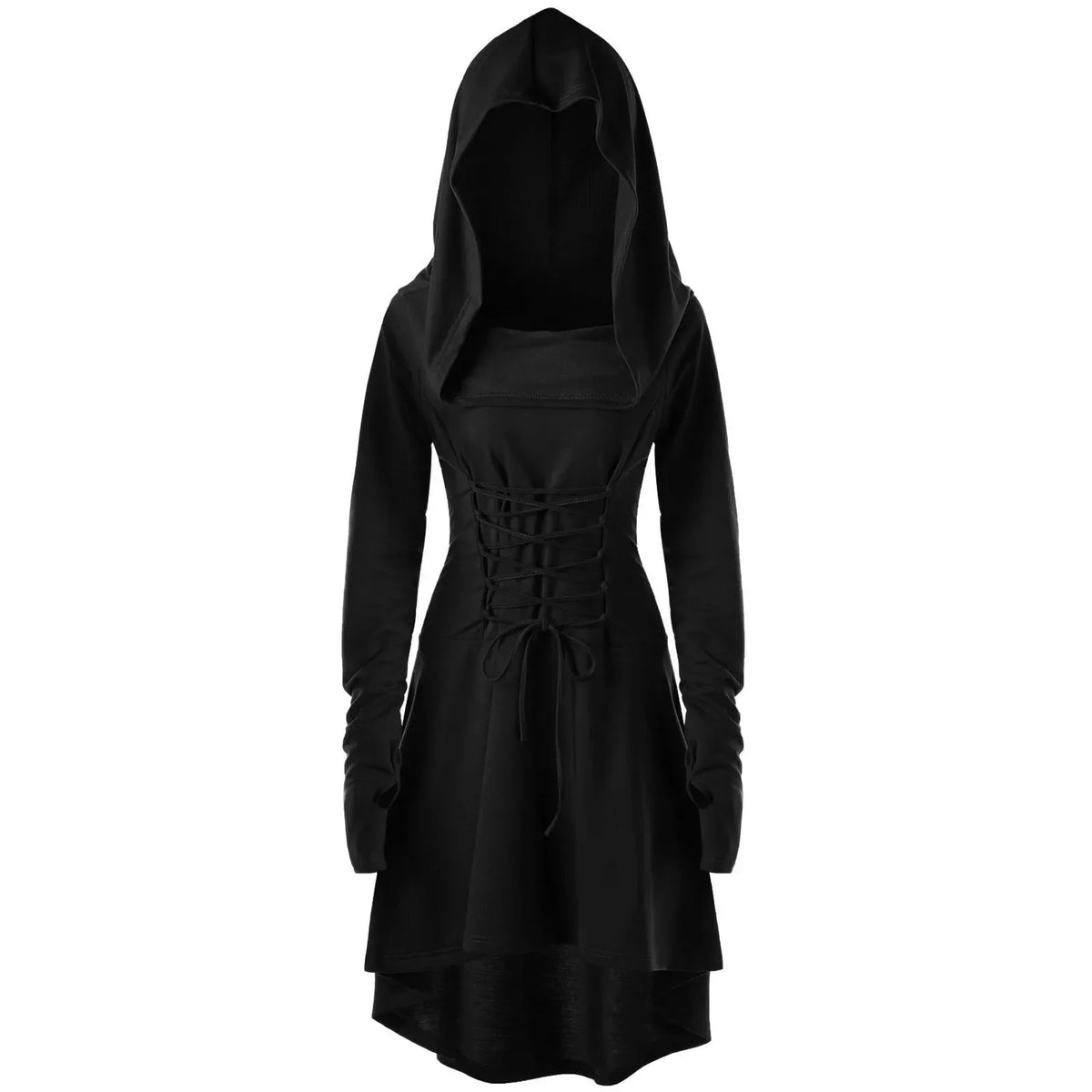 Medieval Costume Dress Hooded Archer Renaissance Halloween Outfit