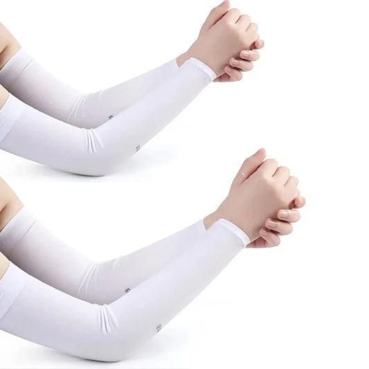 UV Protection Arm Sleeves – Long Cooling Sun Sleeves for Cycling