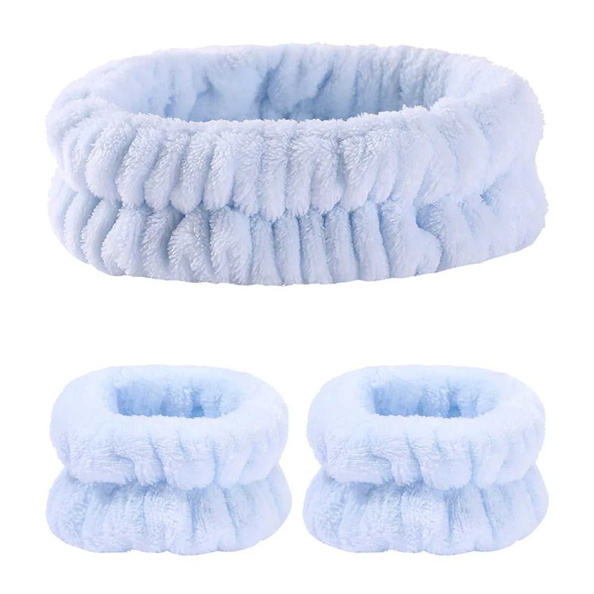 Face Wash Wristbands 2-Piece Set Water Absorbent Sweatbands