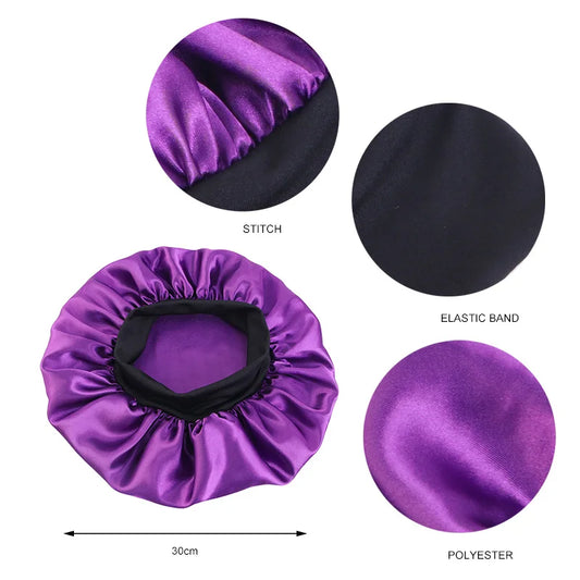 Satin Bonnet for Sleeping, Soft Hair Care Cap for Women