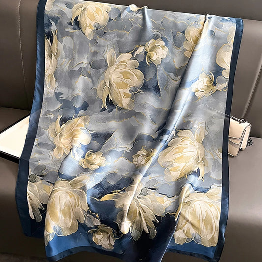 Women's Polyester Scarf, Soft Long Shawl for Beach & Everyday Wear