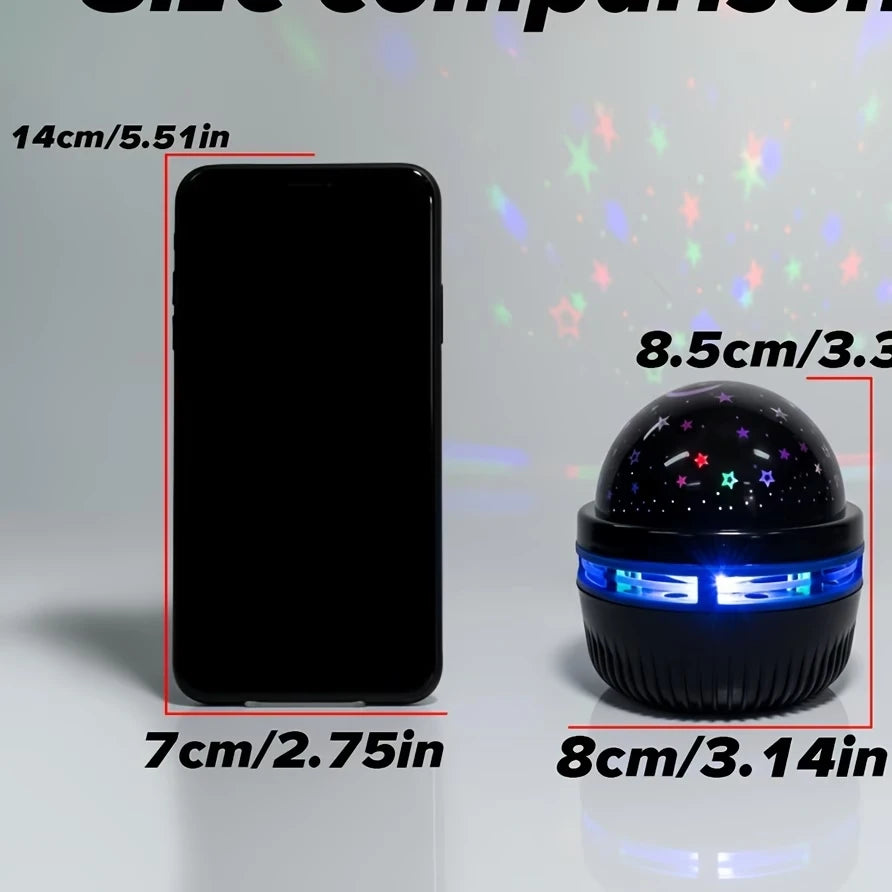 Star Projector Night Light, USB Moon and Star Sky Lamp