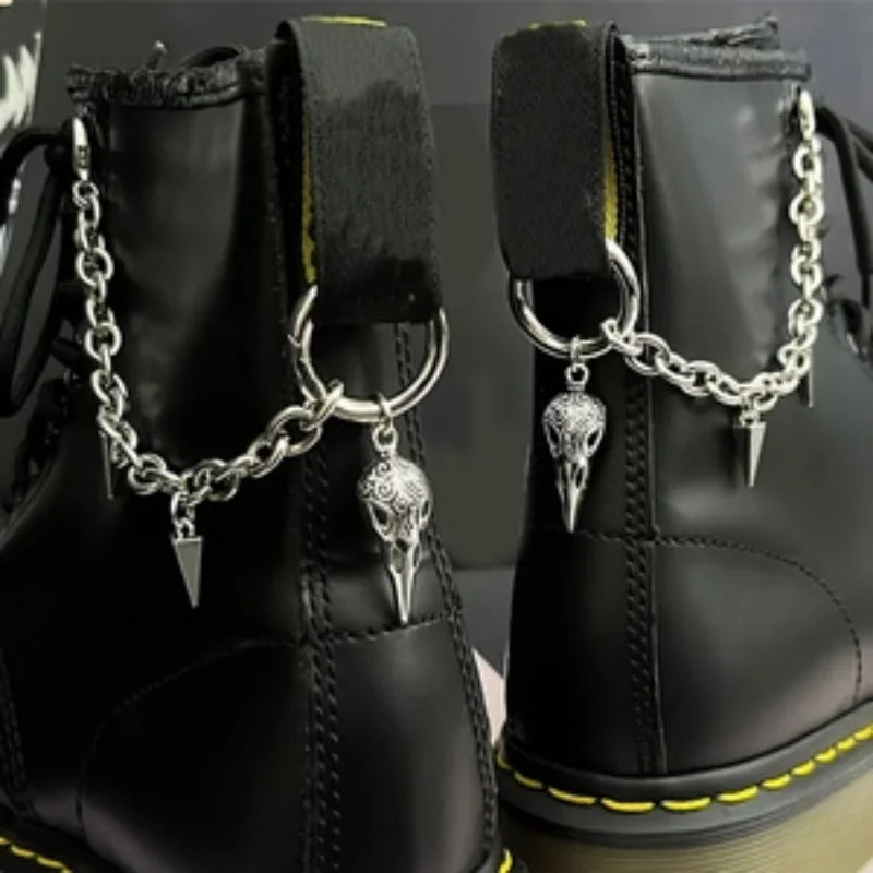 Shoe Chain Decoration, Cross-Shaped Metal Shoe Charm Accessory