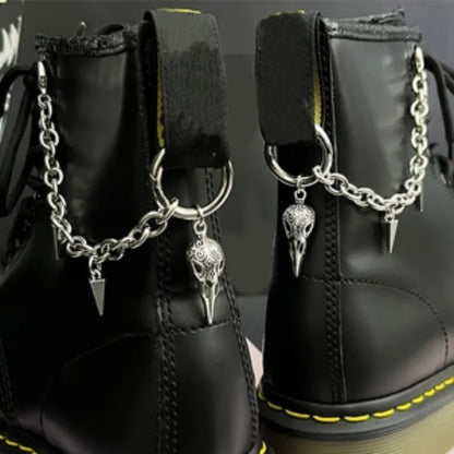 Shoe Chain Decoration, Cross-Shaped Metal Shoe Charm Accessory