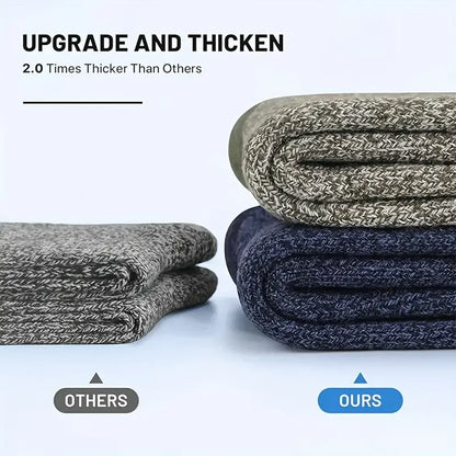 Men’s Winter Socks – Thick Thermal Hiking Socks for Cold Weather