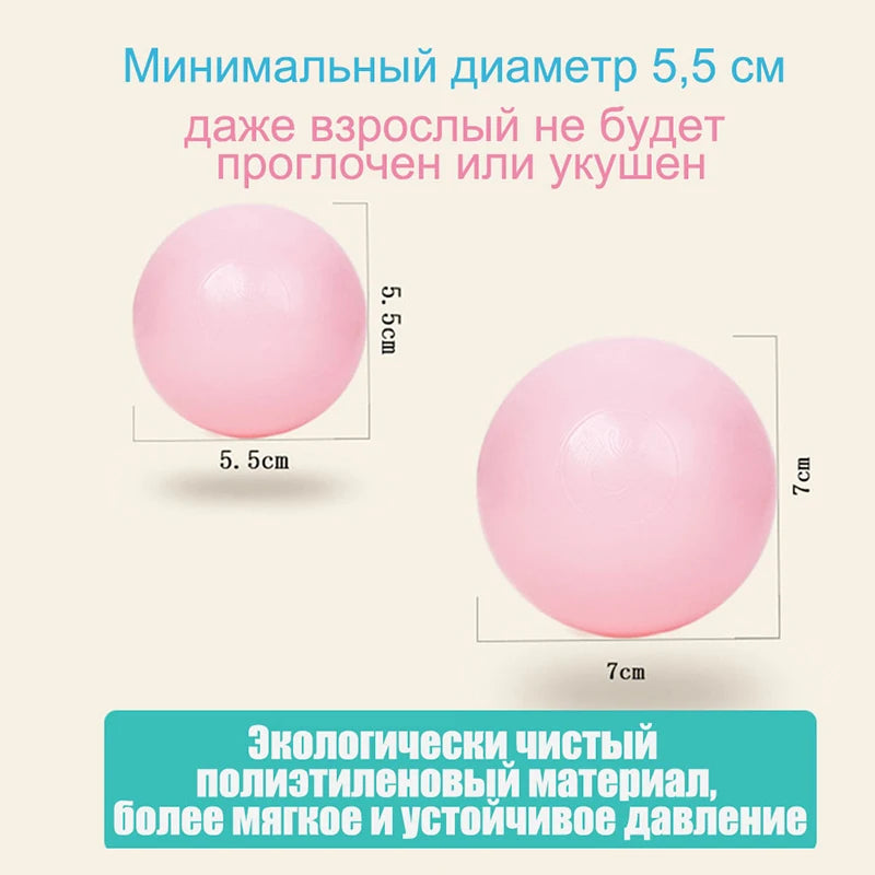 20PCS Ball Pit Balls 5.5cm Soft Ocean Balls for Playpens