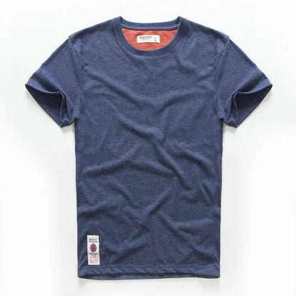 Men's T-Shirts Cotton Short Sleeve Casual O-Neck