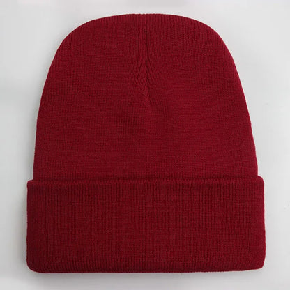 Unisex Beanie Winter Knit Cap – Soft Warm Acrylic Hat for Men & Women