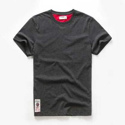 Men's T-Shirts Cotton Short Sleeve Casual O-Neck